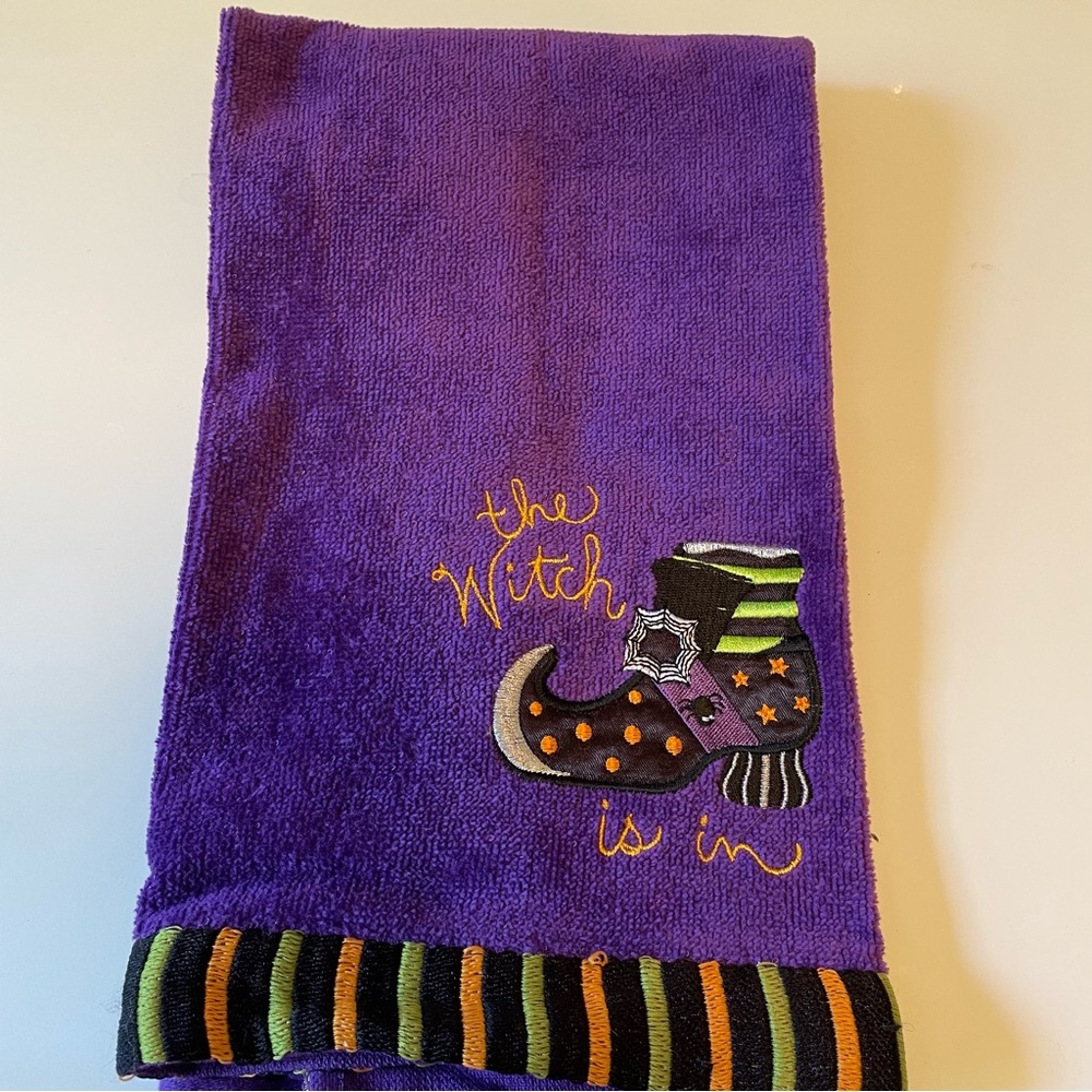 Halloween Witch Shoe Hand/Kitchen Towel